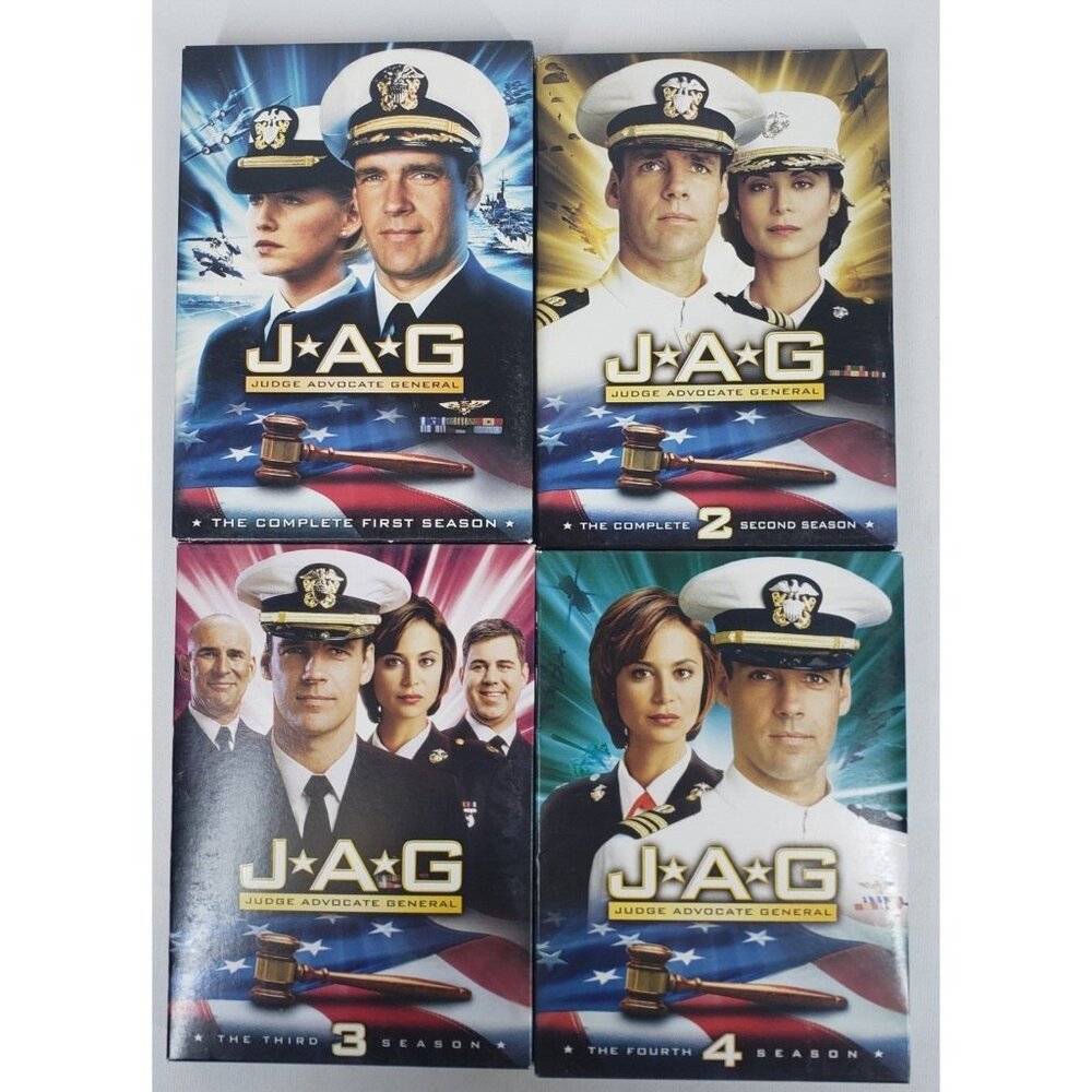 J.A.G. Judge Advocate General Seasons 1 to 4 Complete DVD Season Box Sets